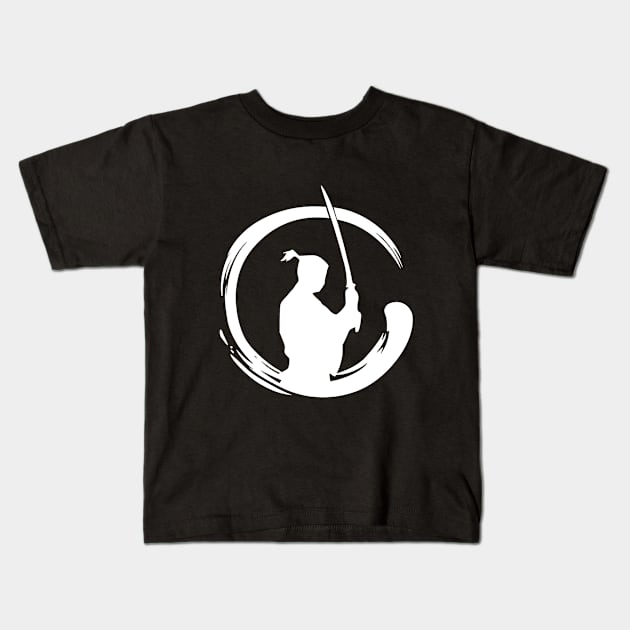 ZEN WARRIOR V.2 Kids T-Shirt by Rules of the mind